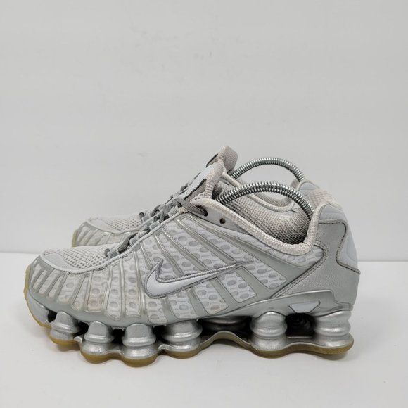 Nike Shox TL Pure Platinum Chrome 2019 Men\'s Running Shoes AV3595-003 US Size 9